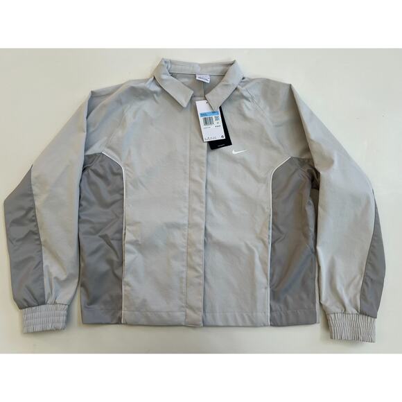 Nike Jackets & Blazers - Nike Sportswear Woven Jacket Oversized Light Grey HQ3750-025 Women's Size M